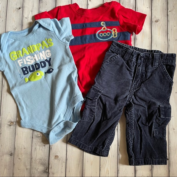 5 piece lot of 6-9 month clothes - Picture 2 of 8